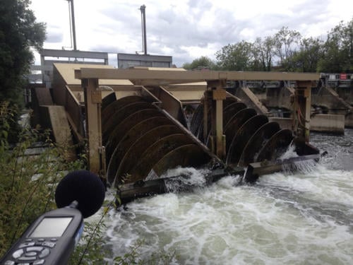 River Thames Turbine Installation Sound testing
